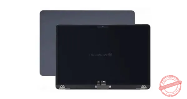 A3114 A2941 LCD Display Screen Assembly for MacBook Air M3 M2 15'' 2023-2024 (Space Black)